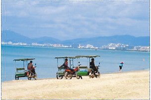 Pedicab, Sanya Guide，Sanya Travel
