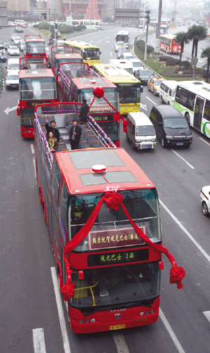 Sightseeing Bus, Shanghai Guide, Shanghai Travel