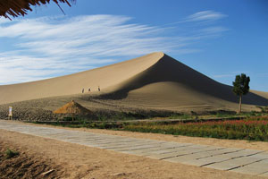 Crescent Moon Spring and the Singing Sand Mountain