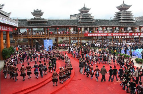 Dance of Dong pepole, Qiandongnan Travel， Qiandongnan Guide