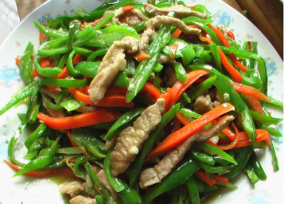 Shredded Pork with Green Peppers, NanchangTravel, Nanchang Guide  